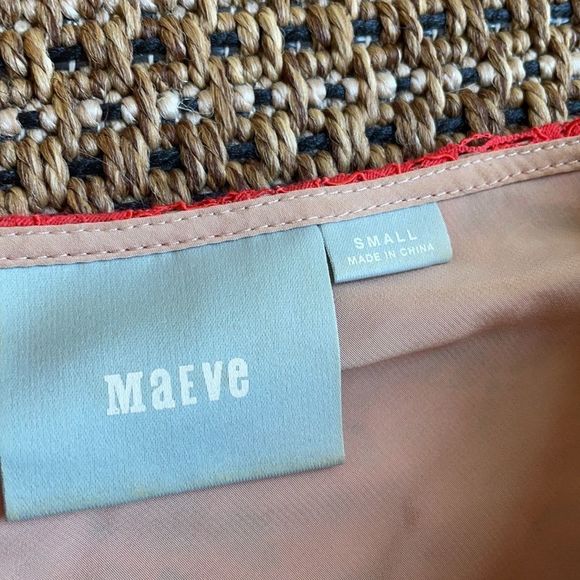 Maeve ( Anthropology ) Coral Lace top NWOT size Small ❤️🔥 - Picture 6 of 8